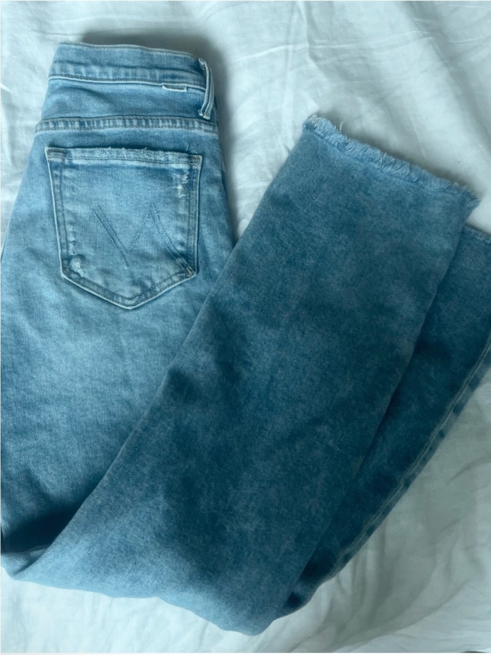 MOTHER Light Blue Boot Cut Jeans - Picture 7 of 7